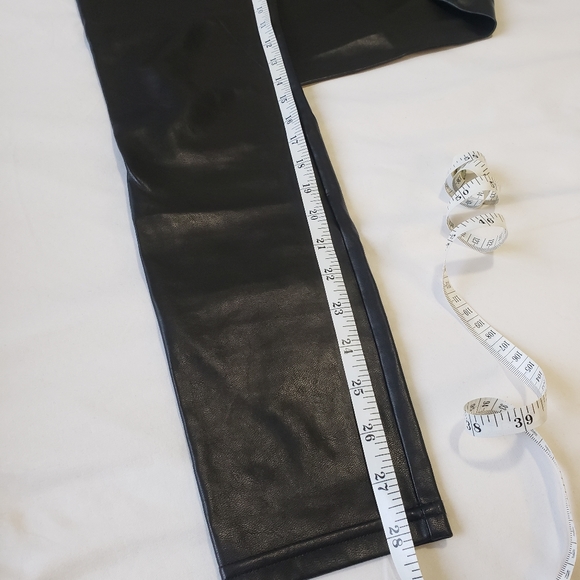 WILFRED FREE Vegan Leather Skinny Pants | Black | Size Small - Picture 7 of 8